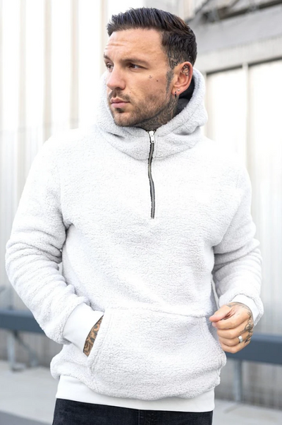 Jesper | Fleece hættetrøje med lynlås