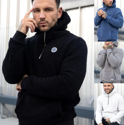 Jesper | Fleece hættetrøje med lynlås