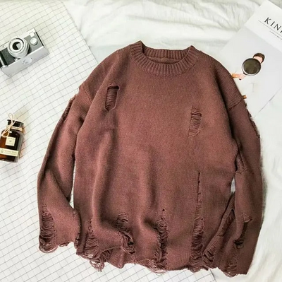 Jacob | Ripped Strik Sweater