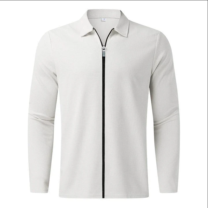 Holger | Klassisk Zip-Up Skjorte