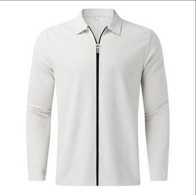 Holger | Klassisk Zip-Up Skjorte