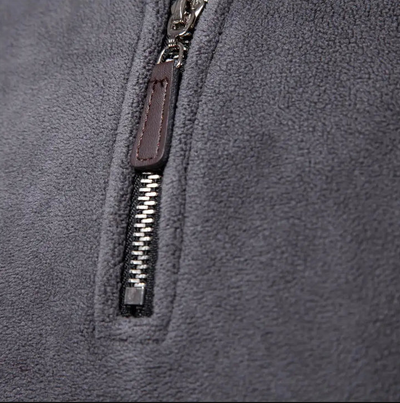 Leif | Blød Half-Zip Striktrøje