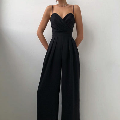 Line | Chic Spaghettistrop Wide-Leg Buksedragt