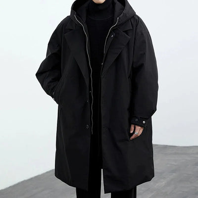 Bent | Stilfuld Hættetrøje Trench Coat
