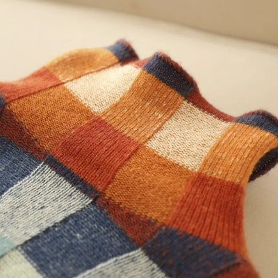 Signe | Stilfuld Løs-Fit Ternet Sweater