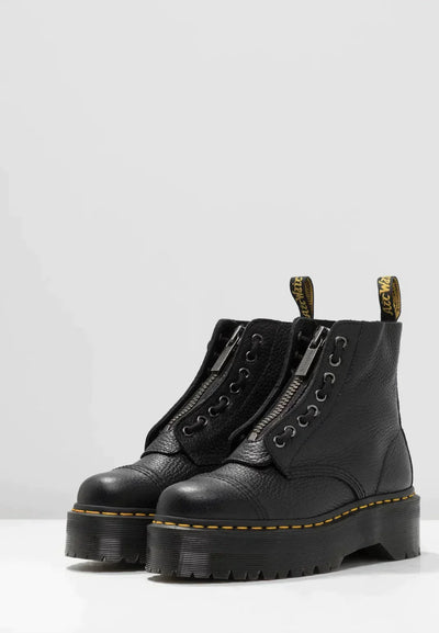 Gry™ | Stilfulde Zip-Up Platform Støvler
