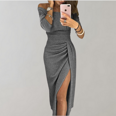 Malene | Off-Shoulder Glimmerkjole