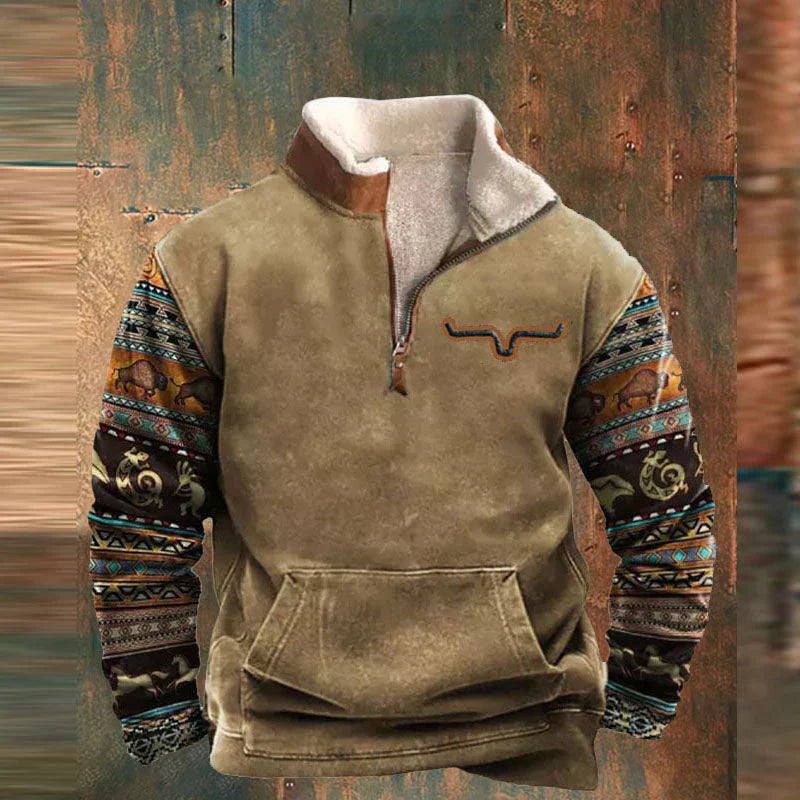 Harald | Stilfuld Zip-Front Sweatshirt
