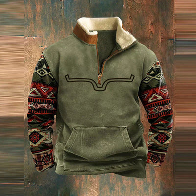 Harald | Stilfuld Zip-Front Sweatshirt