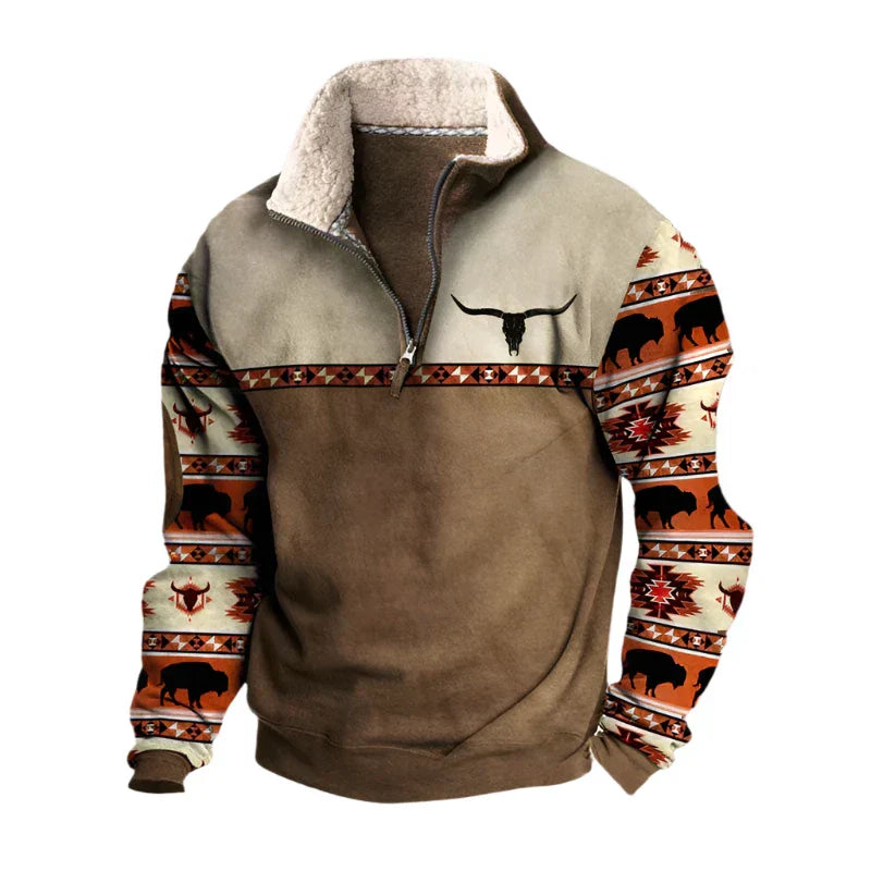 Harald | Stilfuld Zip-Front Sweatshirt