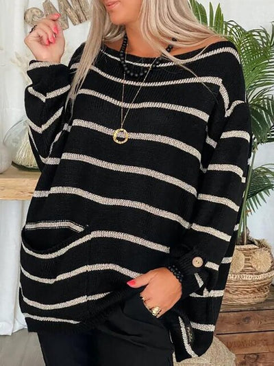 Leonie™ – Elegant stribet sweater