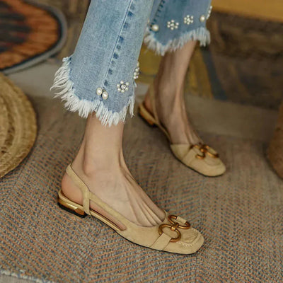 Estelle | Chic Slingback Flade Sko