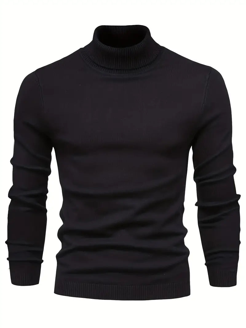 Jens | Stilfuld rullekravesweater