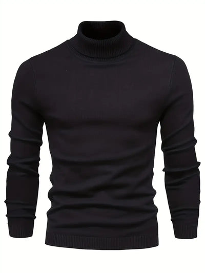 Jens | Stilfuld rullekravesweater