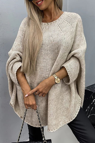 Susie | Stilfuld Oversized Striktrøje