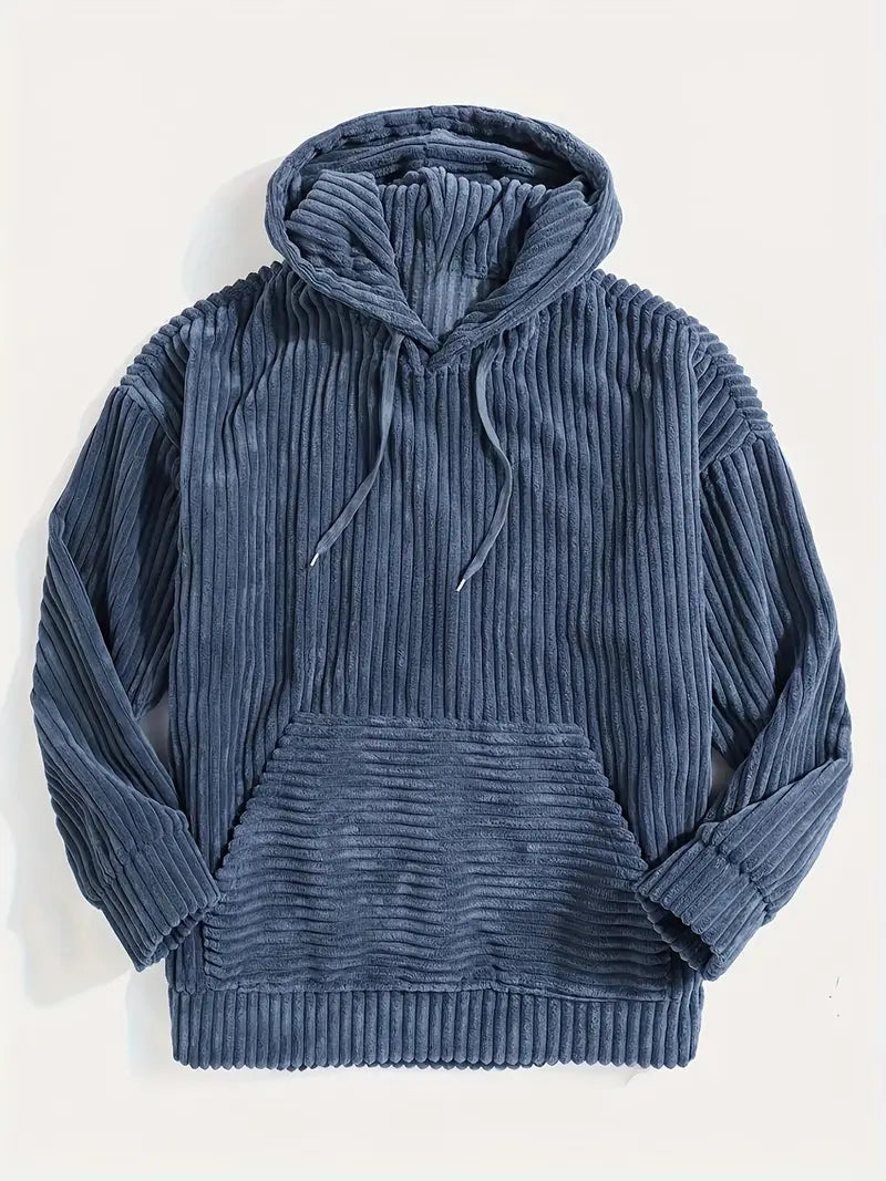 Sigrun | Ribbet Hættetrøje Pullover