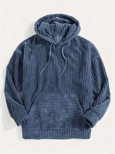 Sigrun | Ribbet Hættetrøje Pullover