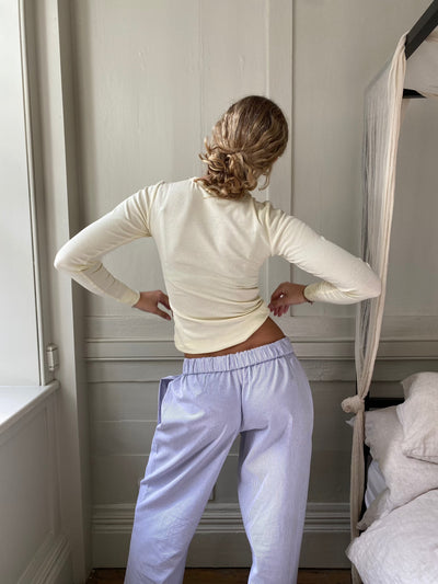 Christa | Stilfulde Stribede Wide-Leg Bukser