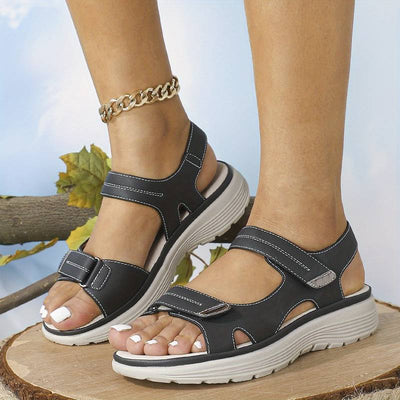 Rasmine | Stilfulde Sandaler med Justerbar Velcrorem