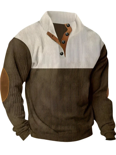 Vincent | Stilfuld Sweater med Farveblokke