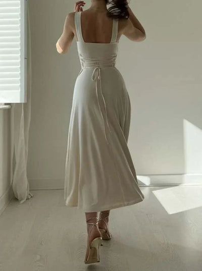 Juliane | Elegant Rygløs Maxi Kjole