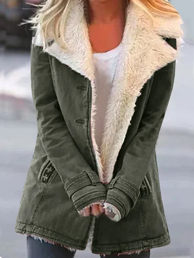 Annika™ | Fleece-Foret Vinterjakke