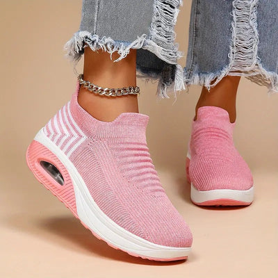 Gitte | Stilfulde Slip-On Strikkede Sneakers