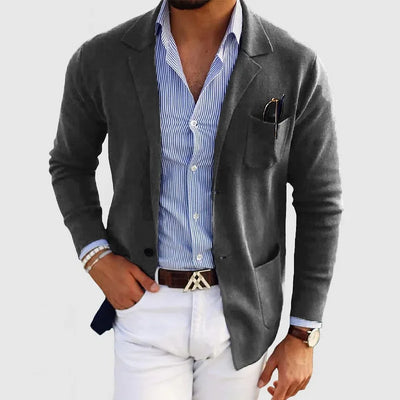 Christian™ | Stribet Skjorte-Blazer Kombi