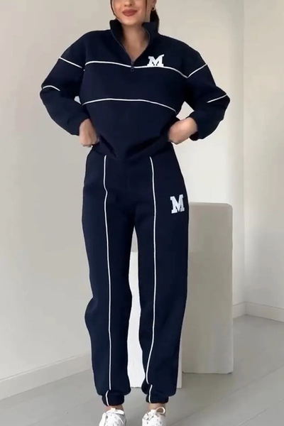 Saga | Stilfuld Zip-Up Træningsdragt