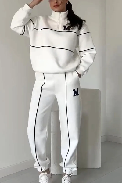 Saga | Stilfuld Zip-Up Træningsdragt