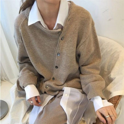 Runa | Hyggelig Knaplukket Cardigan