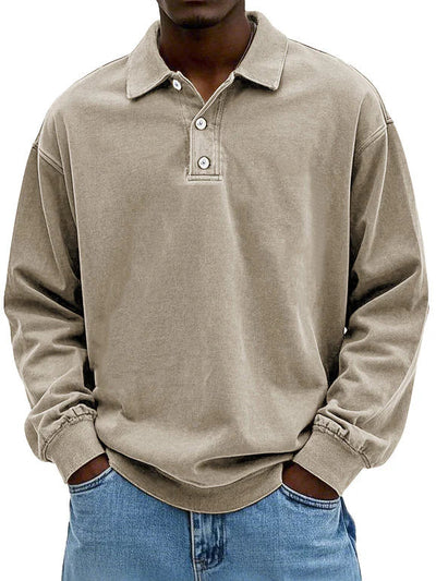 Maxime | Stilfuld Langærmet Polo Shirt