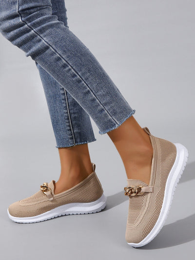 Kathrine™ | Stilfulde Slip-On Sneakers med Kædedetalje